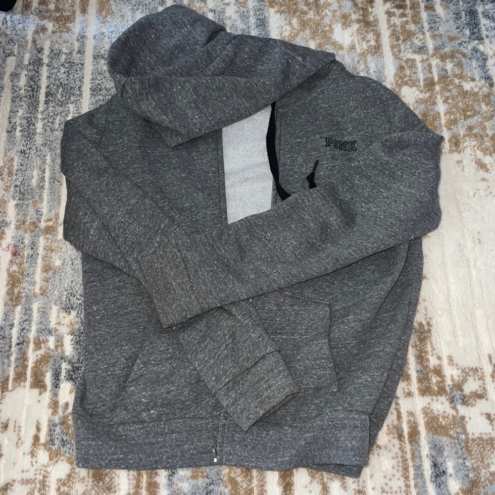 Gray PINK Zipup